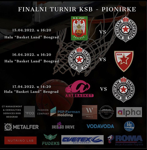 Finalni turnir KSB – Pionirke